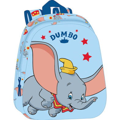 Mochila 3D Dumbo Disney 33cm